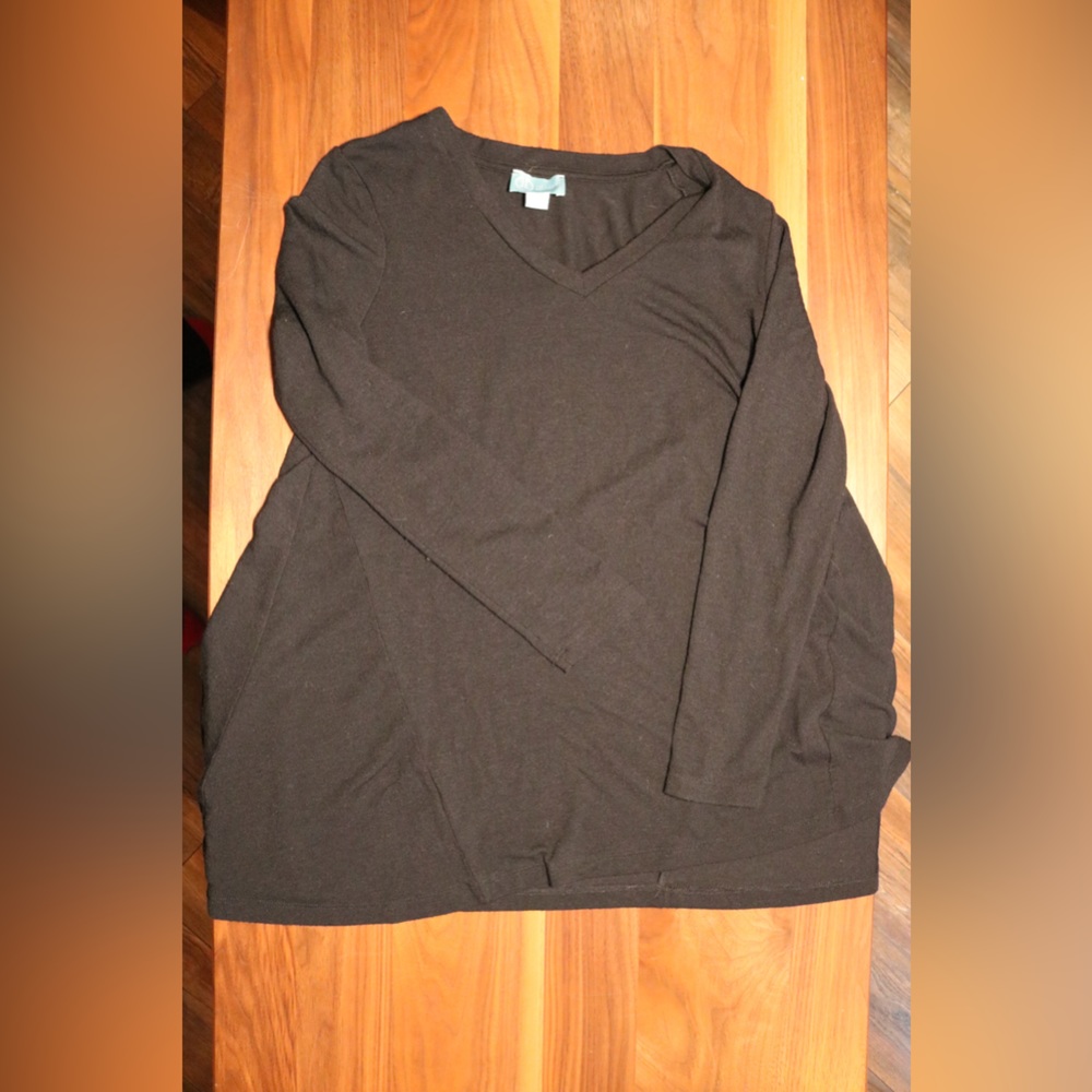 Asymmetrical Maternity Tunic Sweater